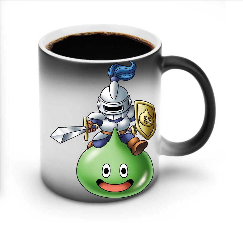 （画像用） ドラゴンクエスト Doragon Kuesuto Dragon Quest 温度変色マグカップ