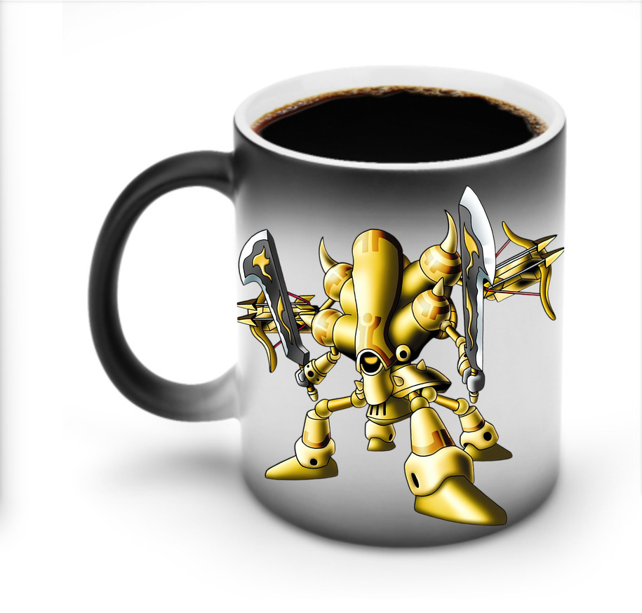 （画像用） ドラゴンクエスト Doragon Kuesuto Dragon Quest 温度変色マグカップ