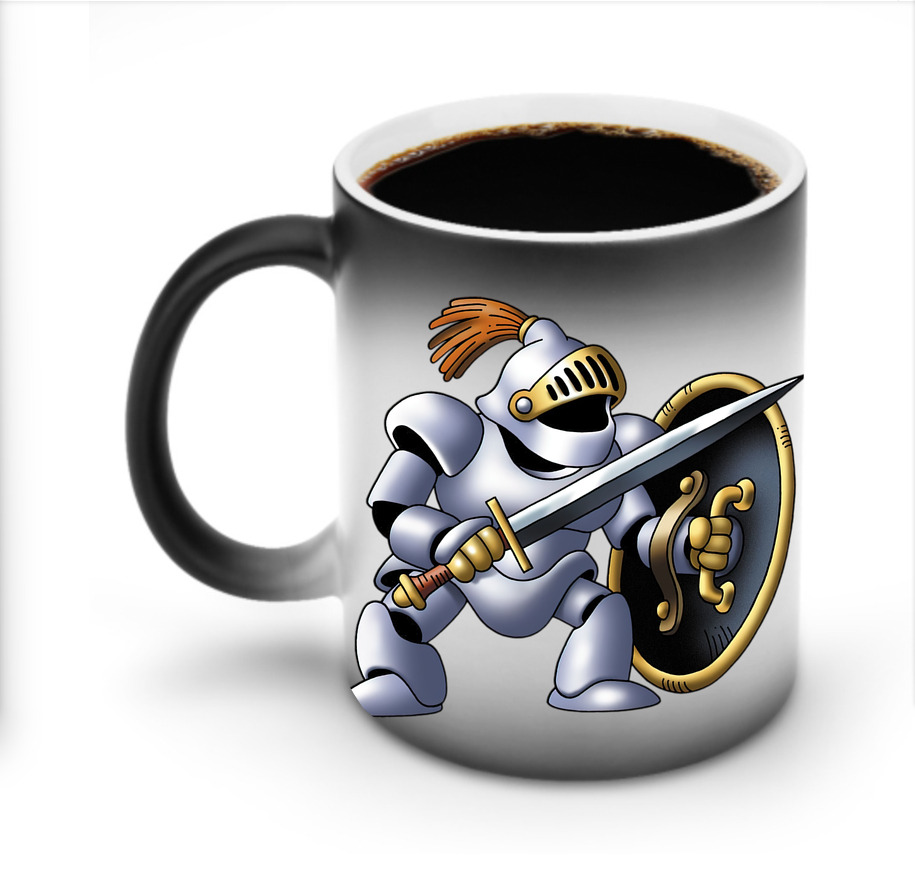 （画像用） ドラゴンクエスト Doragon Kuesuto Dragon Quest 温度変色マグカップ