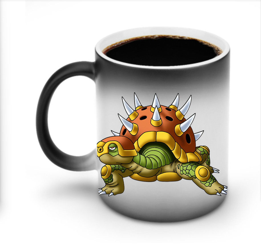 （画像用） ドラゴンクエスト Doragon Kuesuto Dragon Quest 温度変色マグカップ