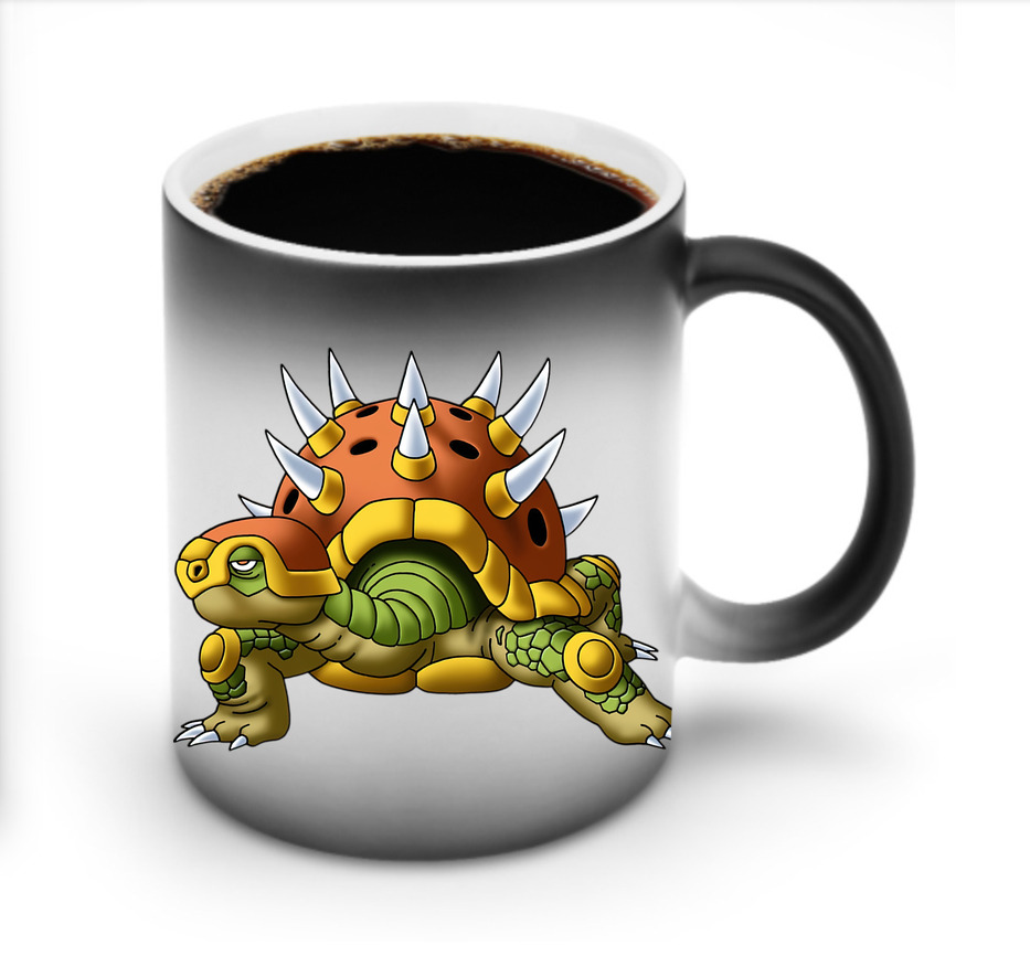 （画像用） ドラゴンクエスト Doragon Kuesuto Dragon Quest 温度変色マグカップ
