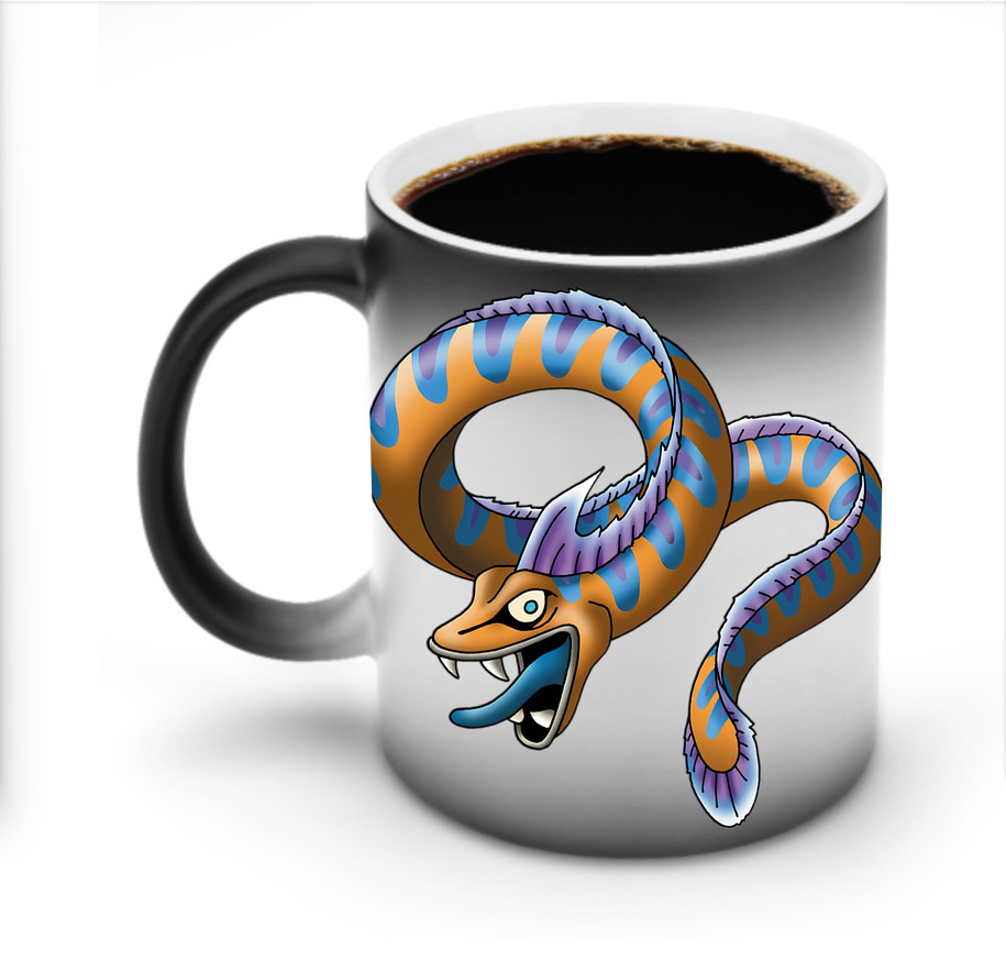 （画像用） ドラゴンクエスト Doragon Kuesuto Dragon Quest 温度変色マグカップ