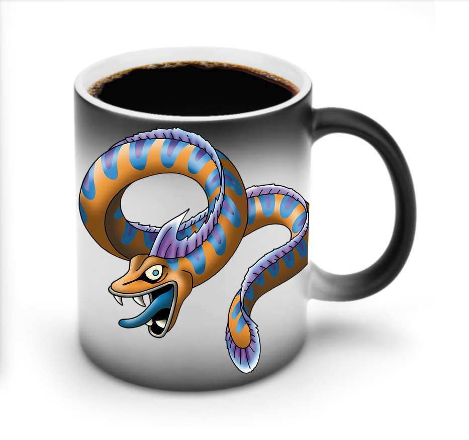 （画像用） ドラゴンクエスト Doragon Kuesuto Dragon Quest 温度変色マグカップ