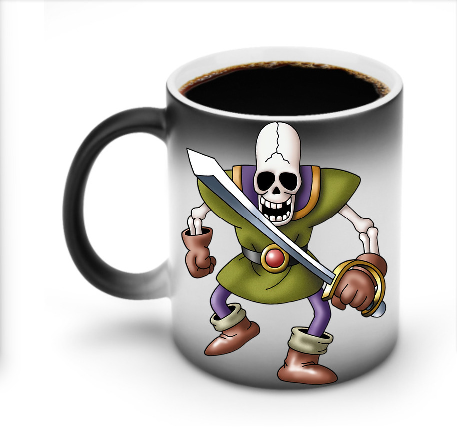 （画像用） ドラゴンクエスト Doragon Kuesuto Dragon Quest 温度変色マグカップ