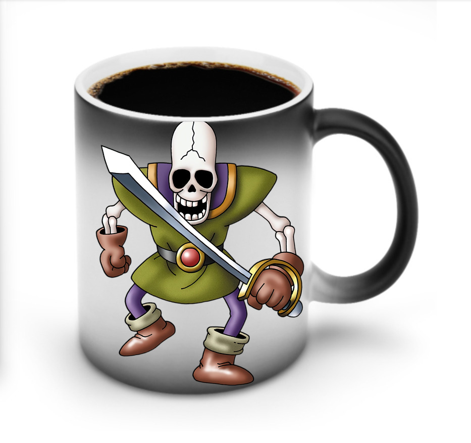 （画像用） ドラゴンクエスト Doragon Kuesuto Dragon Quest 温度変色マグカップ