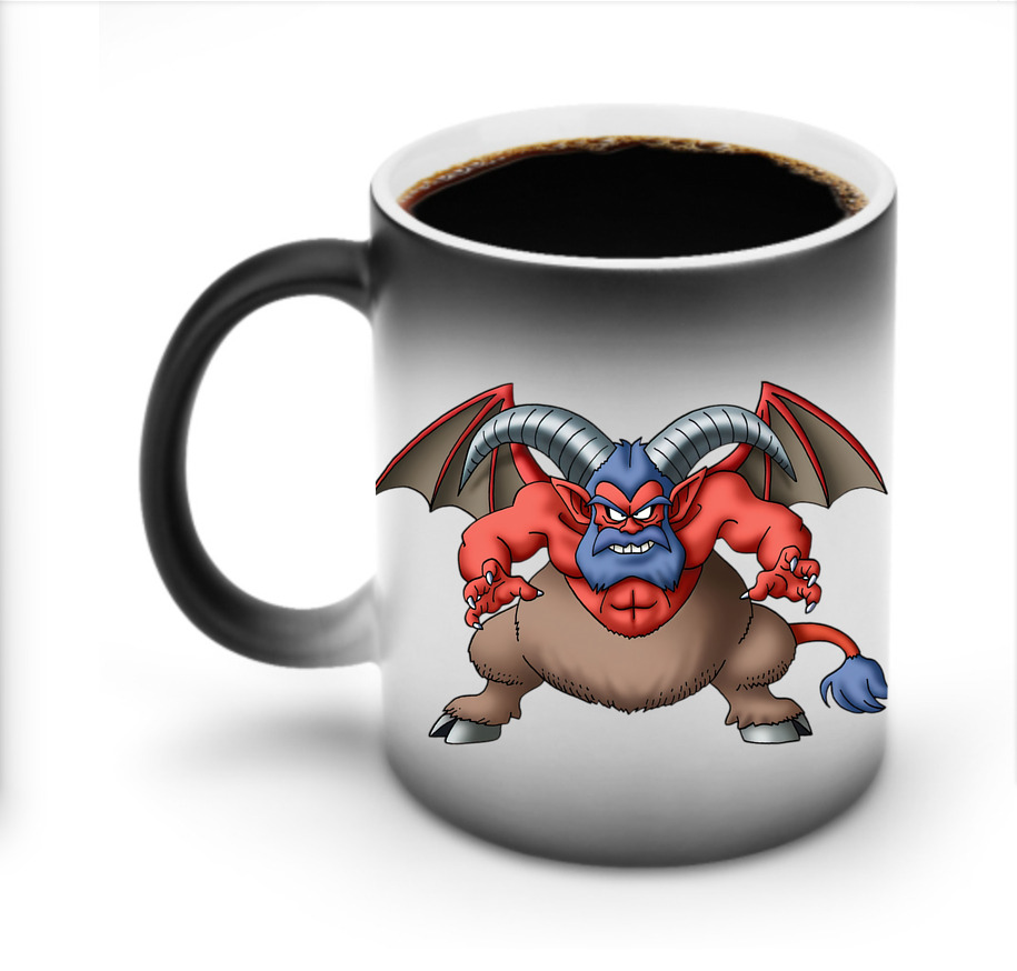 （画像用） ドラゴンクエスト Doragon Kuesuto Dragon Quest 温度変色マグカップ