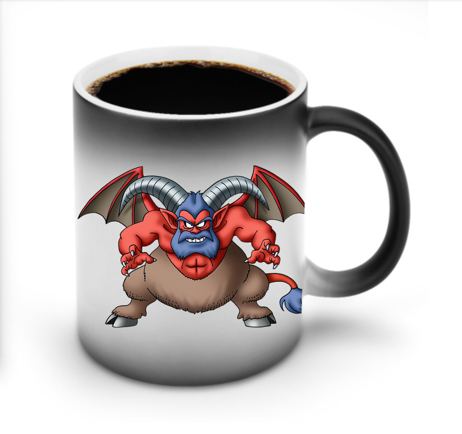 （画像用） ドラゴンクエスト Doragon Kuesuto Dragon Quest 温度変色マグカップ