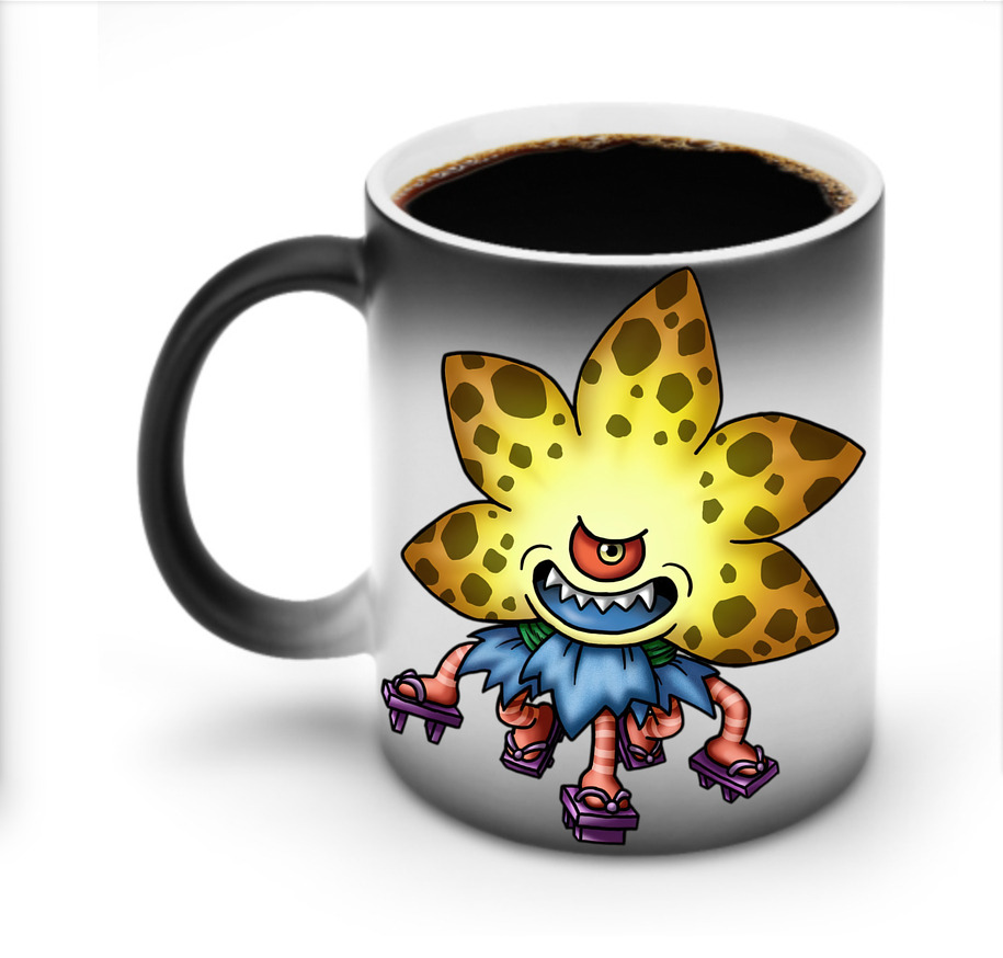 （画像用） ドラゴンクエスト Doragon Kuesuto Dragon Quest 温度変色マグカップ