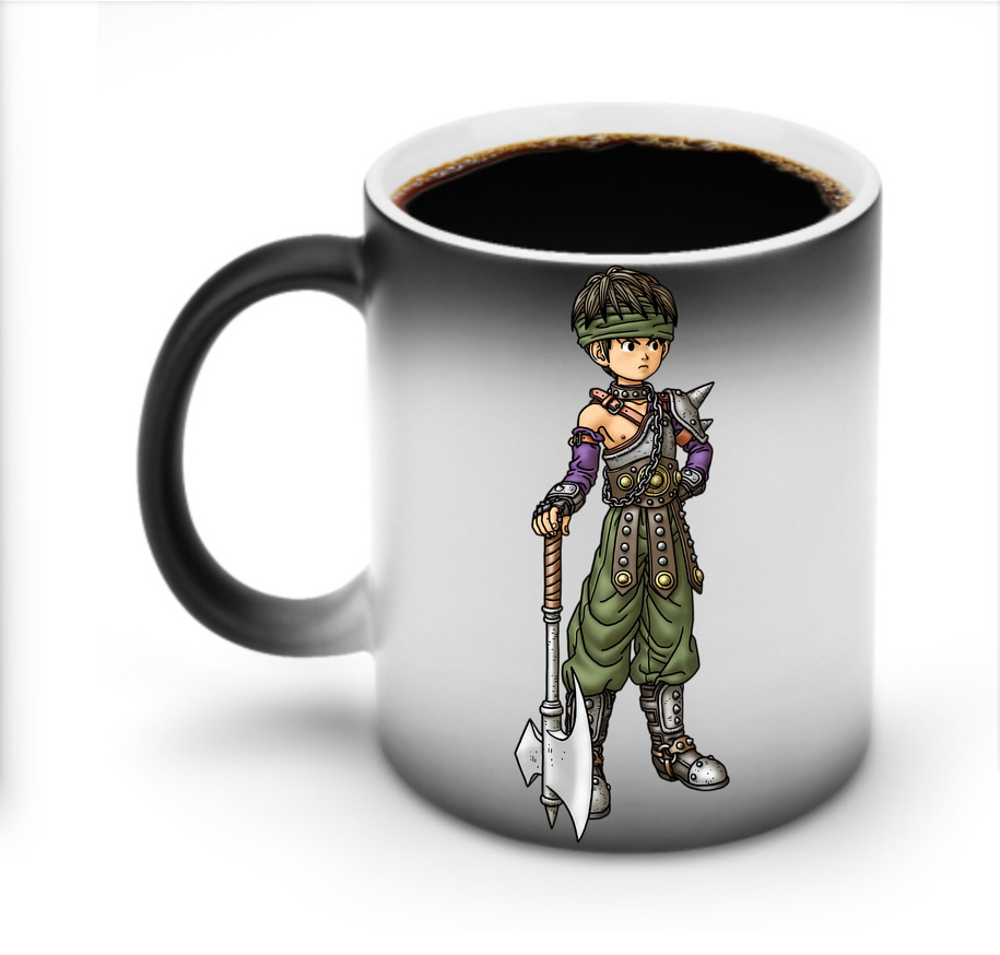 （画像用） ドラゴンクエスト Doragon Kuesuto Dragon Quest 温度変色マグカップ