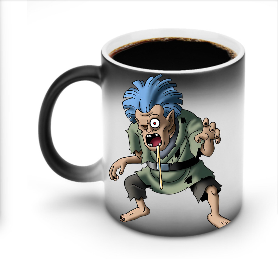 （画像用） ドラゴンクエスト Doragon Kuesuto Dragon Quest 温度変色マグカップ