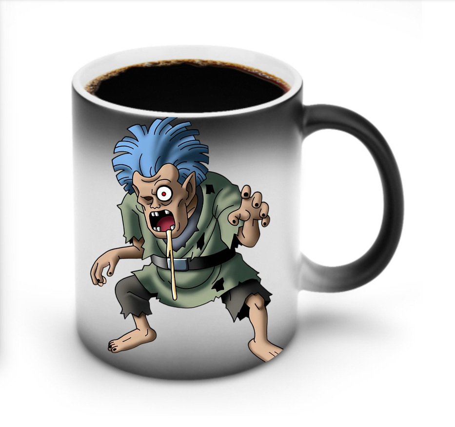 （画像用） ドラゴンクエスト Doragon Kuesuto Dragon Quest 温度変色マグカップ