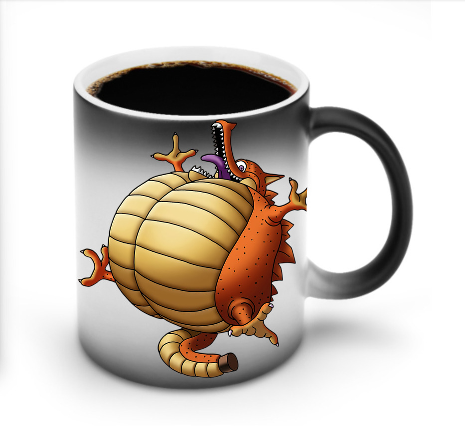 （画像用） ドラゴンクエスト Doragon Kuesuto Dragon Quest 温度変色マグカップ