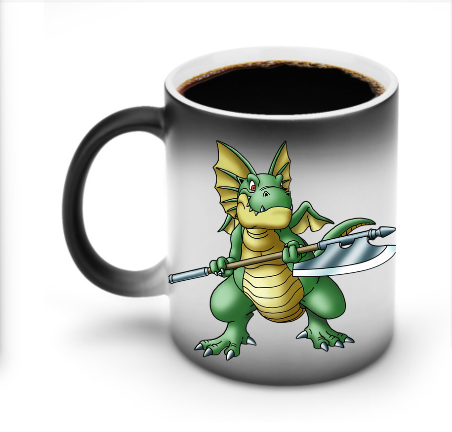 （画像用） ドラゴンクエスト Doragon Kuesuto Dragon Quest 温度変色マグカップ