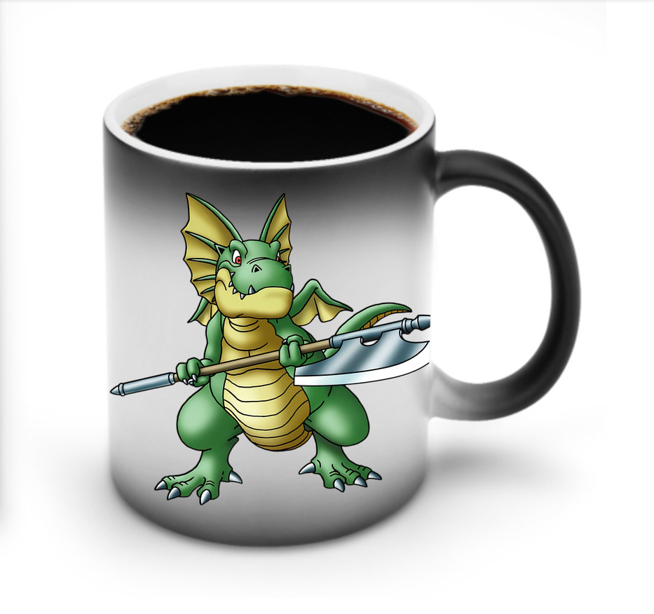 （画像用） ドラゴンクエスト Doragon Kuesuto Dragon Quest 温度変色マグカップ