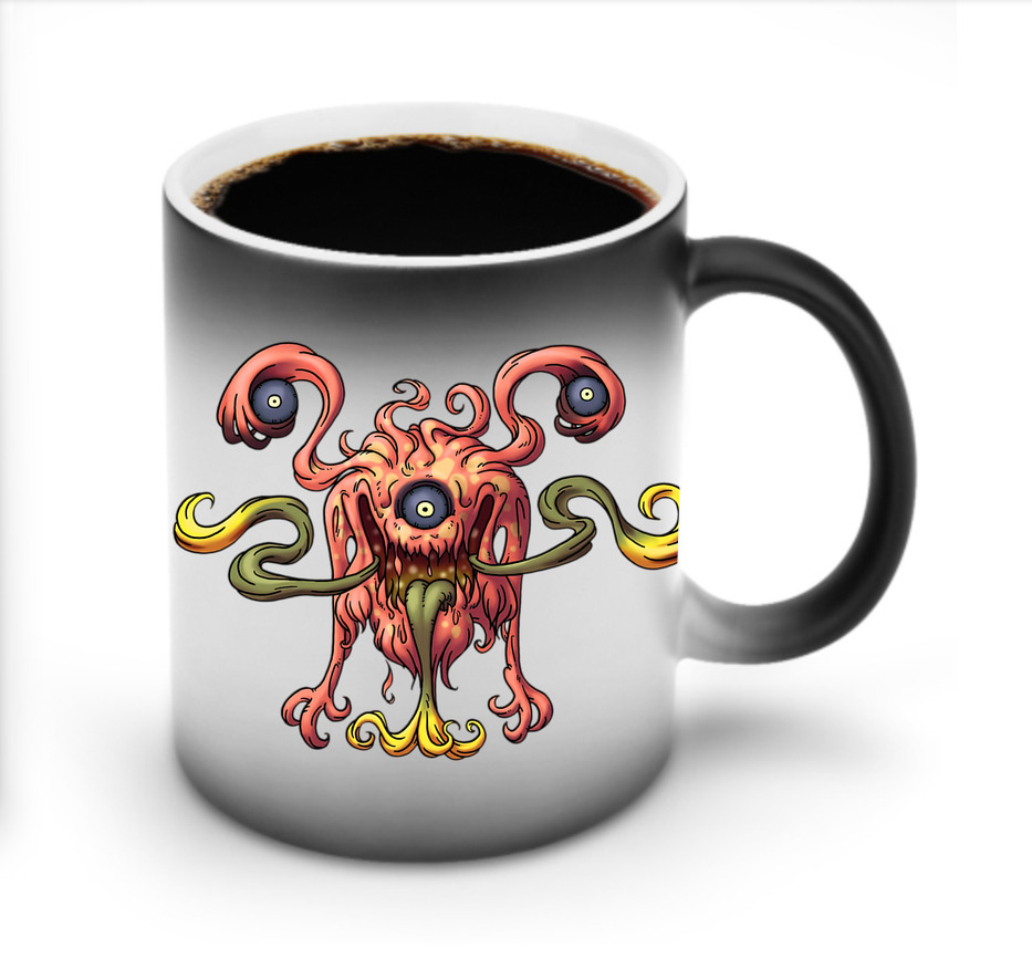 （画像用） ドラゴンクエスト Doragon Kuesuto Dragon Quest 温度変色マグカップ
