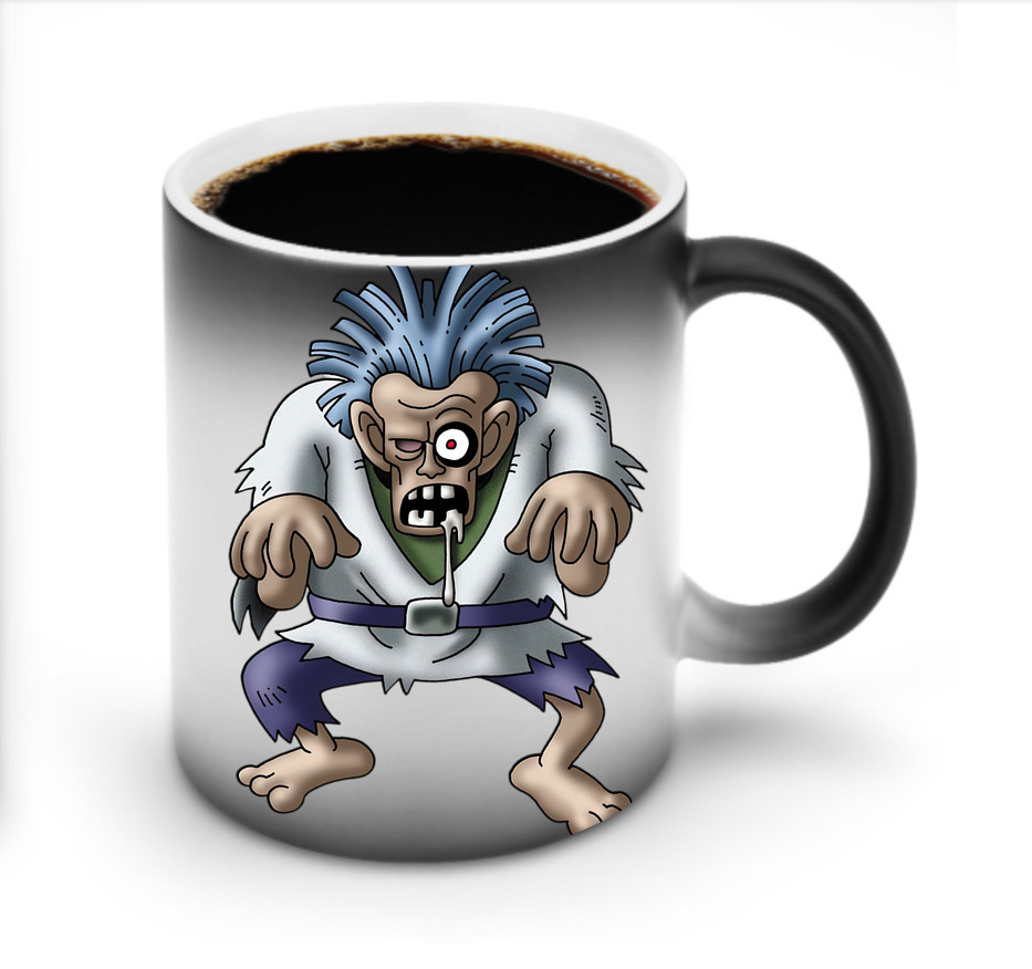 （画像用） ドラゴンクエスト Doragon Kuesuto Dragon Quest 温度変色マグカップ