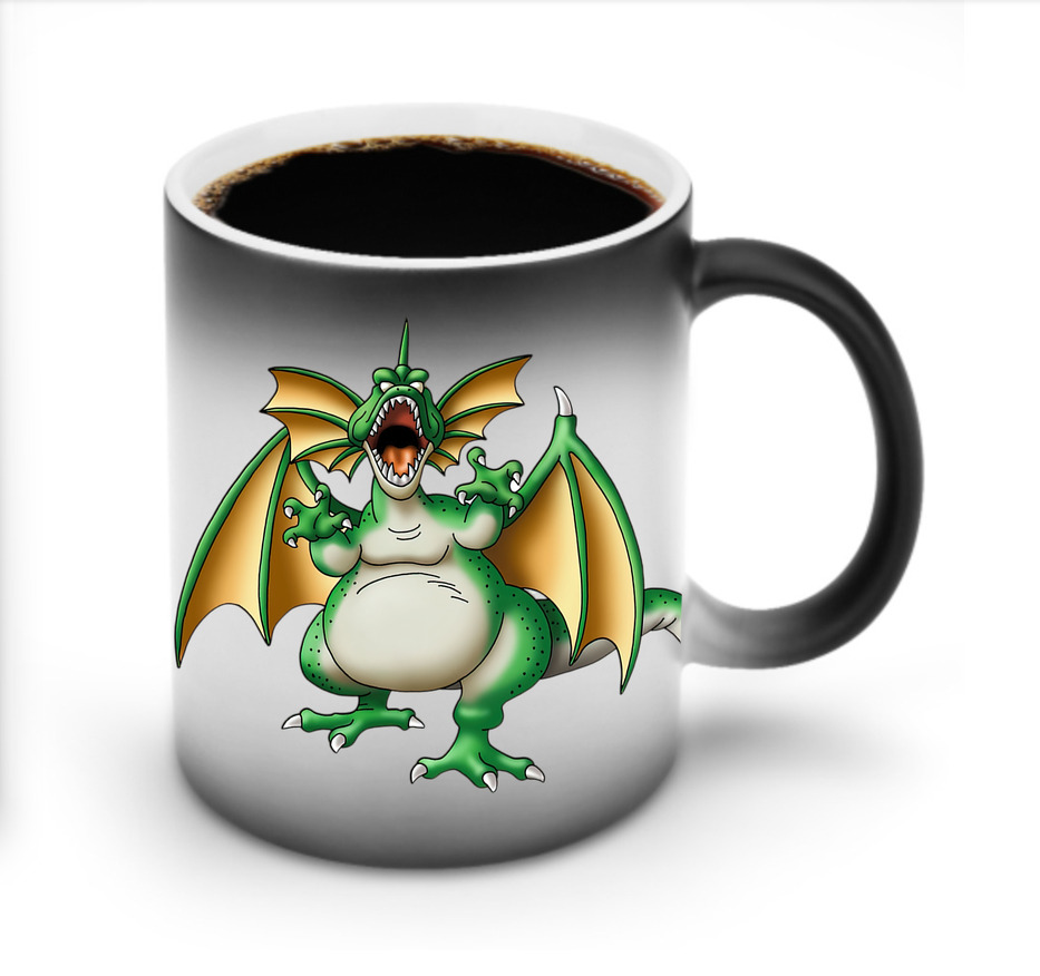 （画像用） ドラゴンクエスト Doragon Kuesuto Dragon Quest 温度変色マグカップ