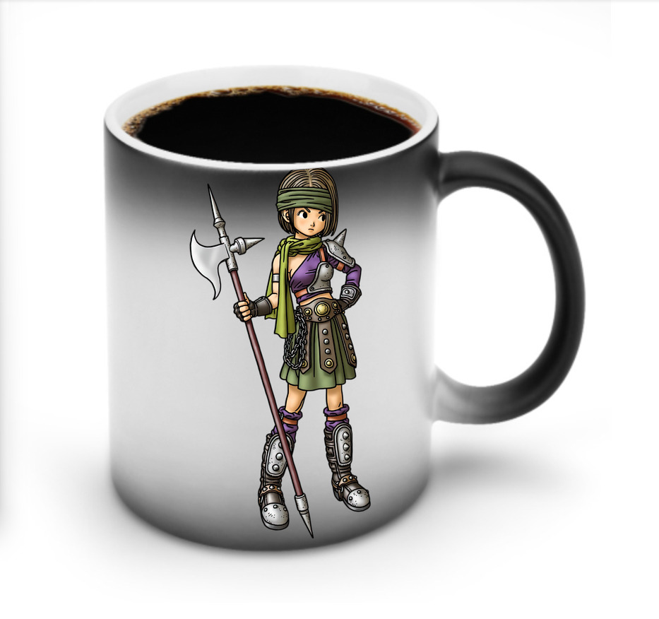 （画像用） ドラゴンクエスト Doragon Kuesuto Dragon Quest 温度変色マグカップ