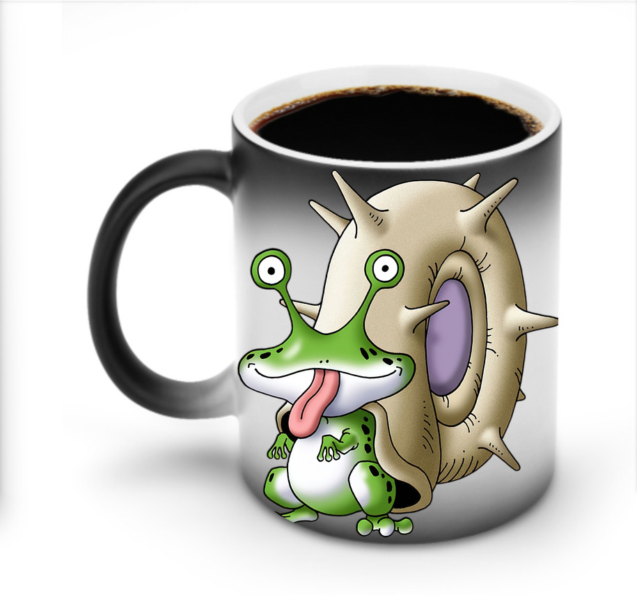 （画像用） ドラゴンクエスト Doragon Kuesuto Dragon Quest 温度変色マグカップ