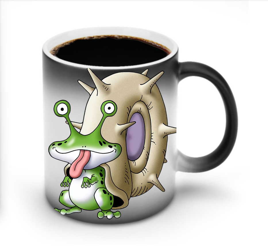 （画像用） ドラゴンクエスト Doragon Kuesuto Dragon Quest 温度変色マグカップ