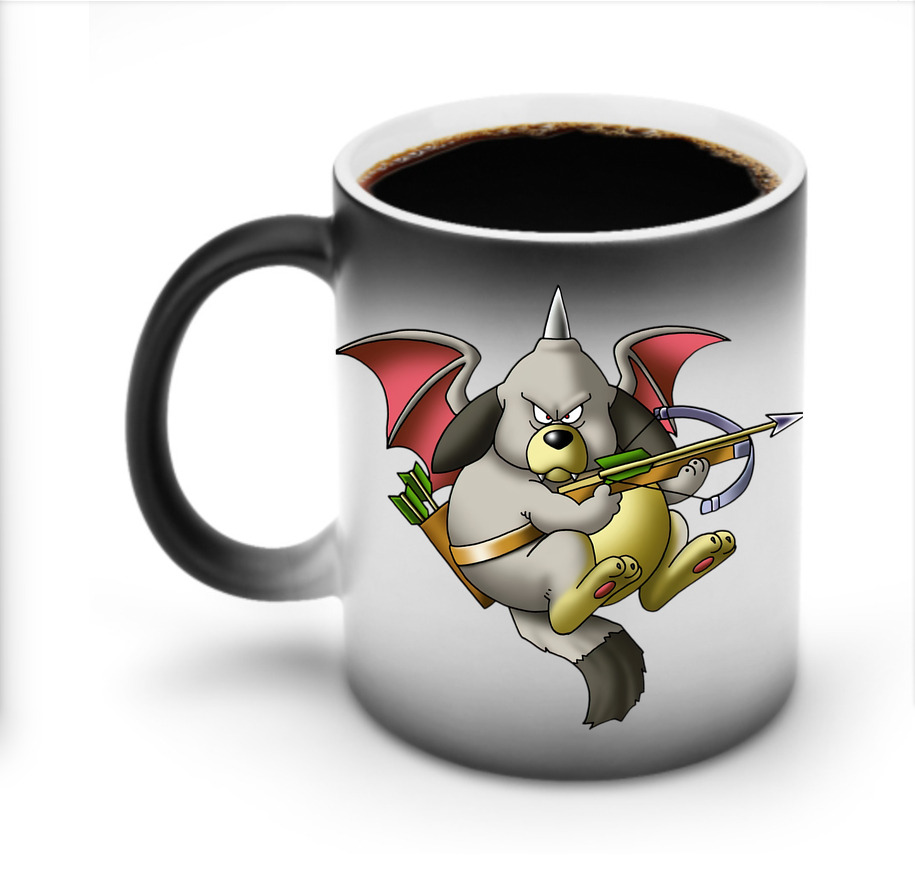 （画像用） ドラゴンクエスト Doragon Kuesuto Dragon Quest 温度変色マグカップ