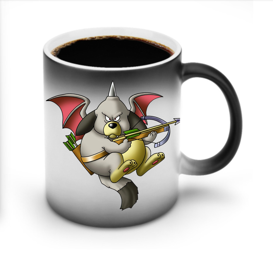 （画像用） ドラゴンクエスト Doragon Kuesuto Dragon Quest 温度変色マグカップ
