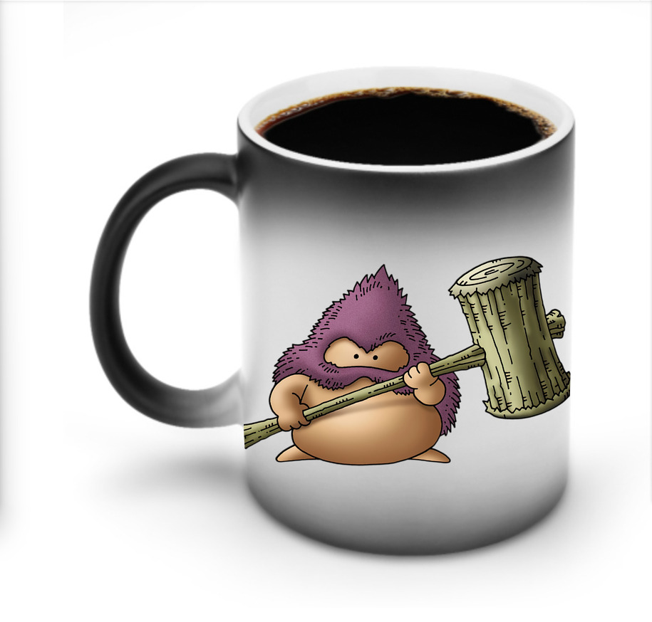 （画像用） ドラゴンクエスト Doragon Kuesuto Dragon Quest 温度変色マグカップ