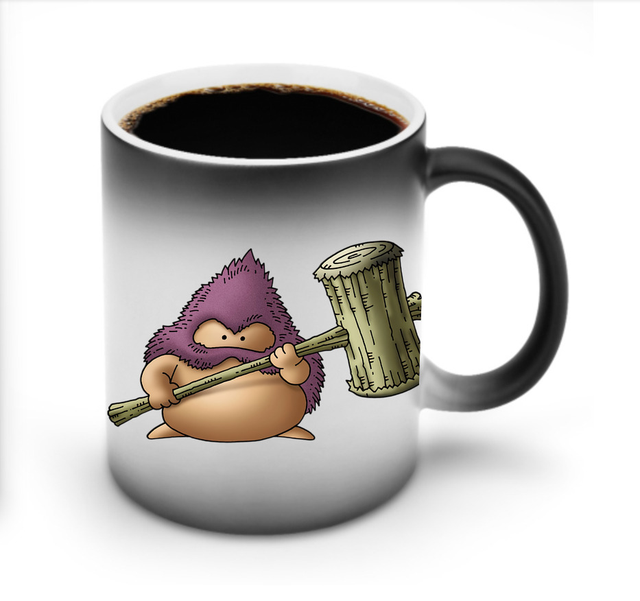 （画像用） ドラゴンクエスト Doragon Kuesuto Dragon Quest 温度変色マグカップ