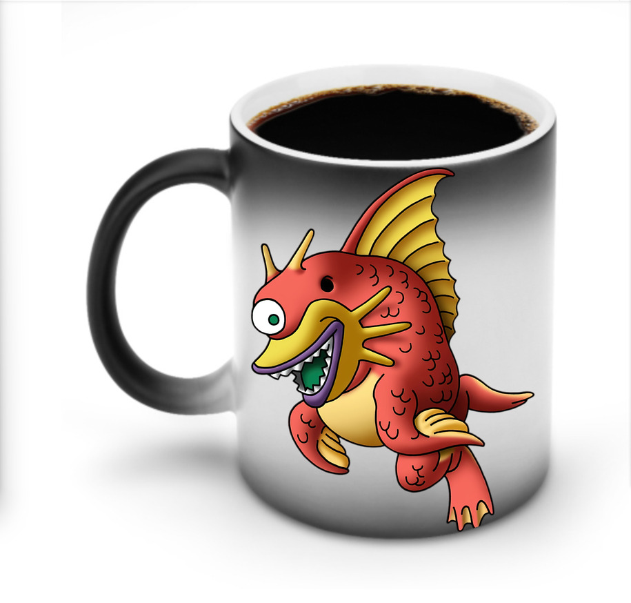 （画像用） ドラゴンクエスト Doragon Kuesuto Dragon Quest 温度変色マグカップ