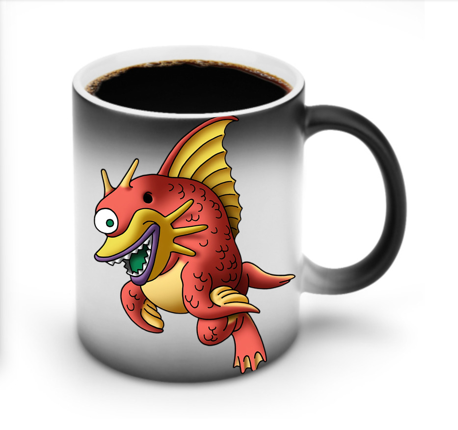 （画像用） ドラゴンクエスト Doragon Kuesuto Dragon Quest 温度変色マグカップ