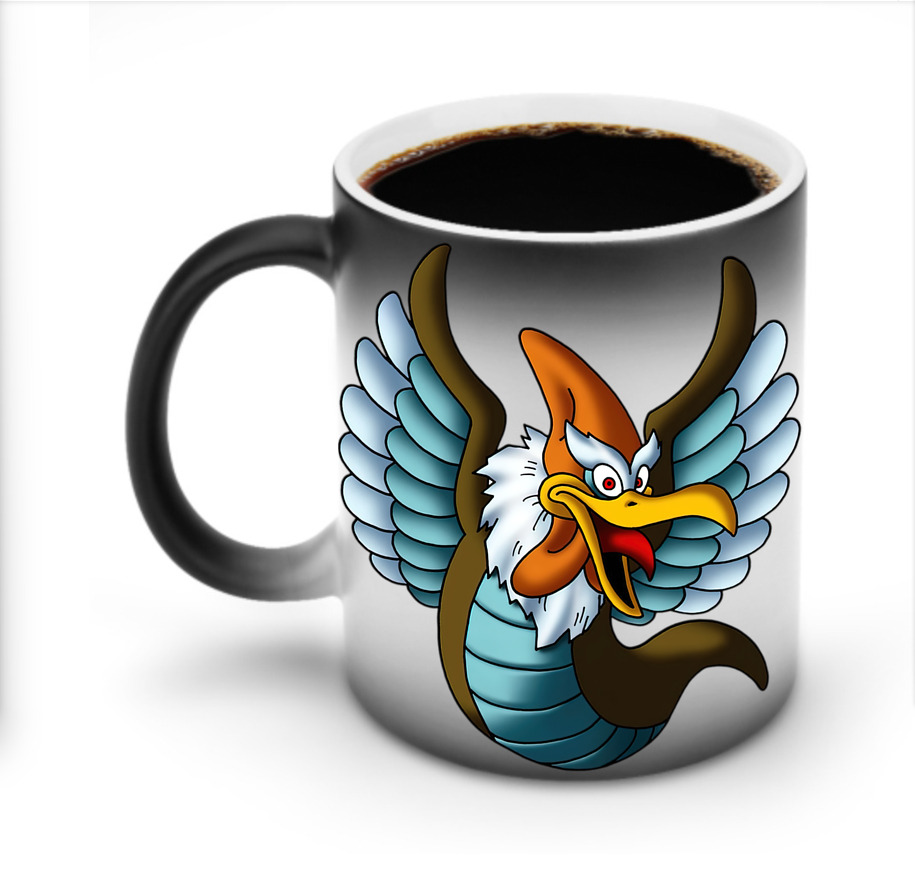（画像用） ドラゴンクエスト Doragon Kuesuto Dragon Quest 温度変色マグカップ