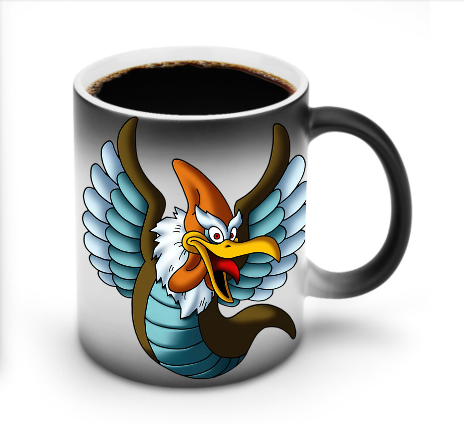 （画像用） ドラゴンクエスト Doragon Kuesuto Dragon Quest 温度変色マグカップ