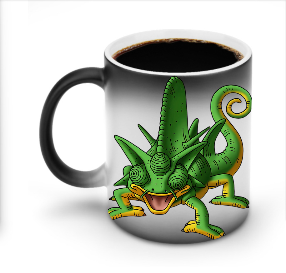（画像用） ドラゴンクエスト Doragon Kuesuto Dragon Quest 温度変色マグカップ