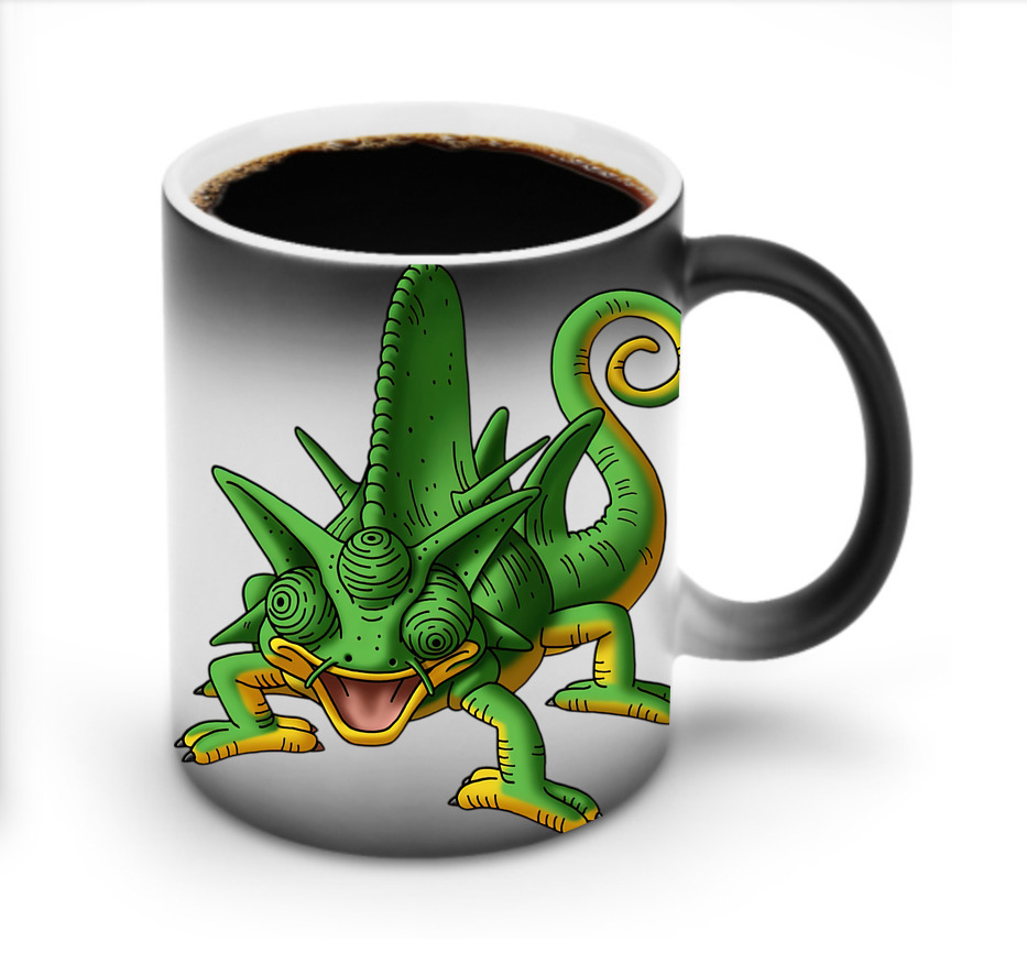（画像用） ドラゴンクエスト Doragon Kuesuto Dragon Quest 温度変色マグカップ