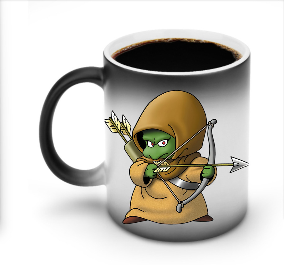 （画像用） ドラゴンクエスト Doragon Kuesuto Dragon Quest 温度変色マグカップ