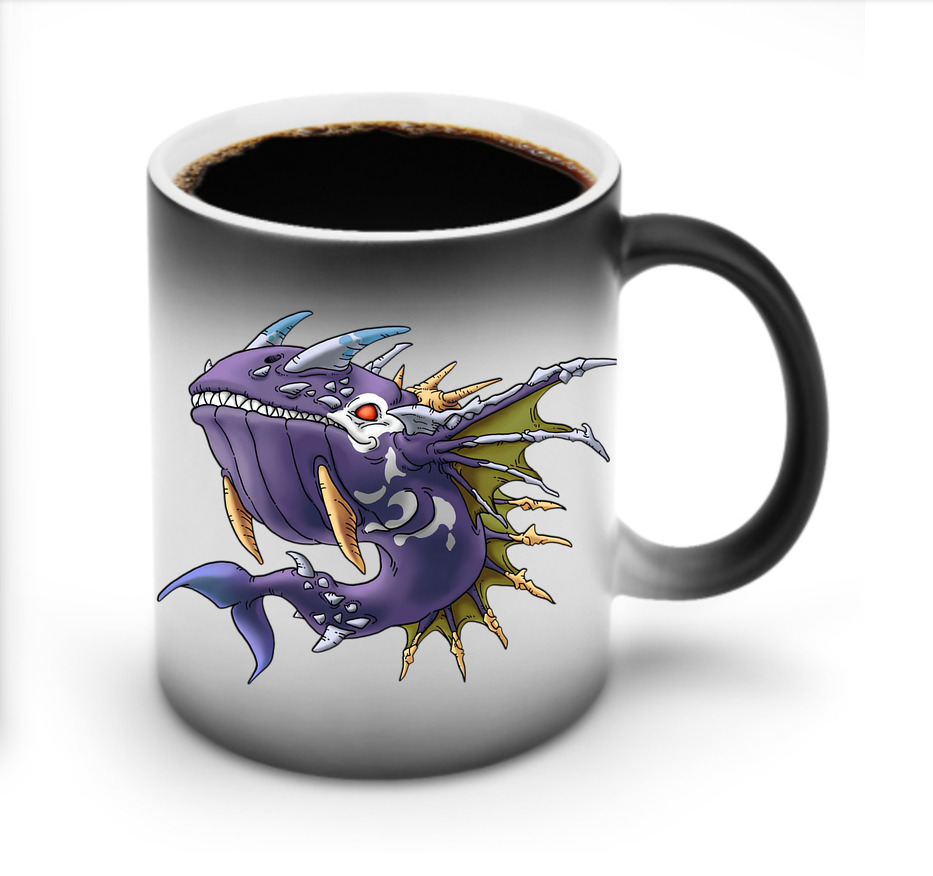 （画像用） ドラゴンクエスト Doragon Kuesuto Dragon Quest 温度変色マグカップ
