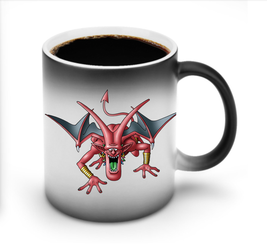 （画像用） ドラゴンクエスト Doragon Kuesuto Dragon Quest 温度変色マグカップ