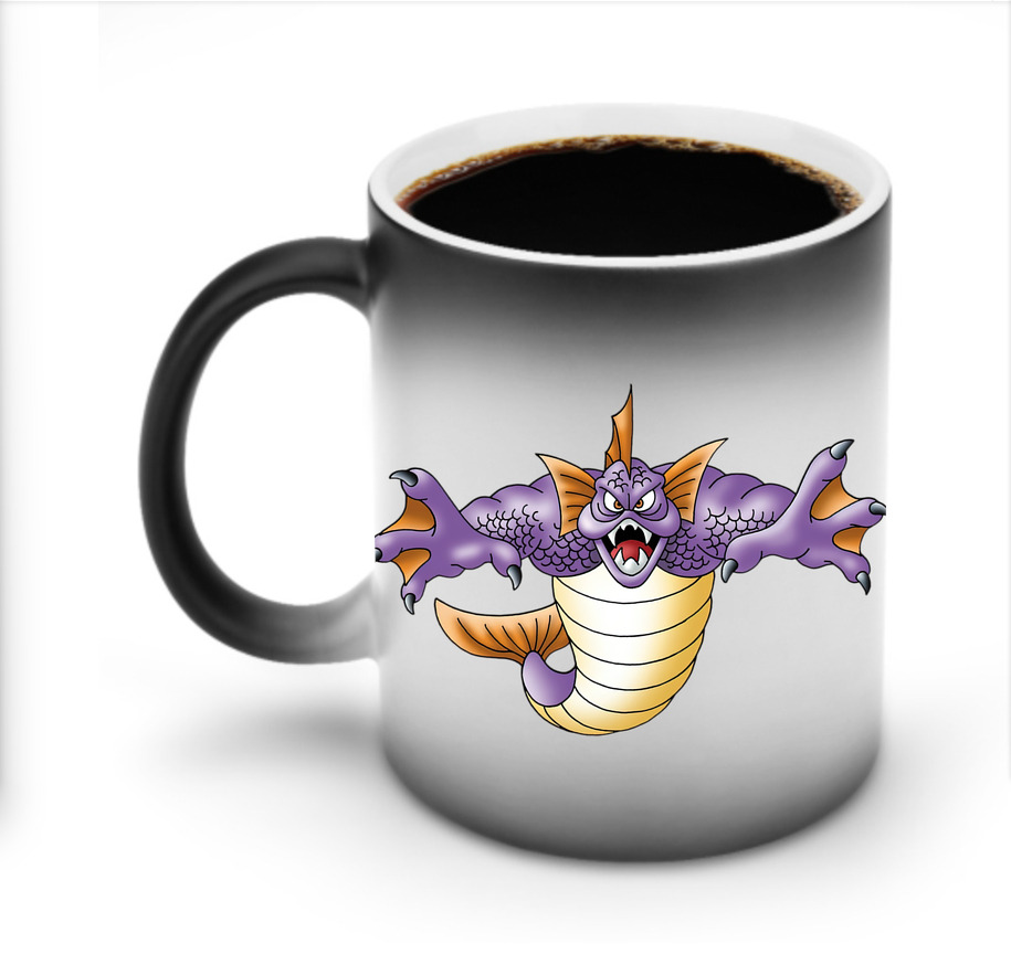 （画像用） ドラゴンクエスト Doragon Kuesuto Dragon Quest 温度変色マグカップ