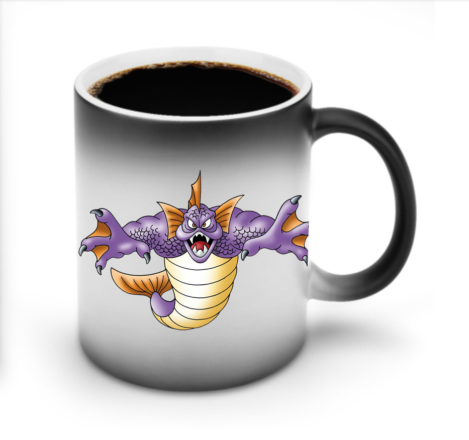 （画像用） ドラゴンクエスト Doragon Kuesuto Dragon Quest 温度変色マグカップ
