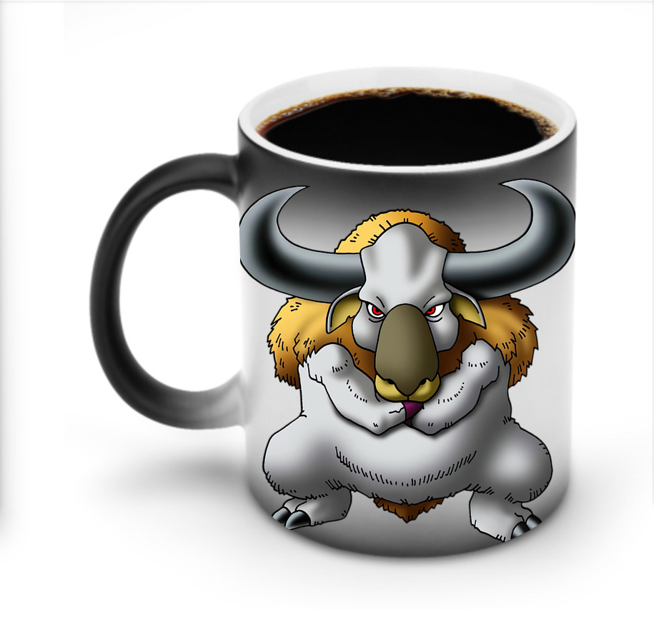 （画像用） ドラゴンクエスト Doragon Kuesuto Dragon Quest 温度変色マグカップ