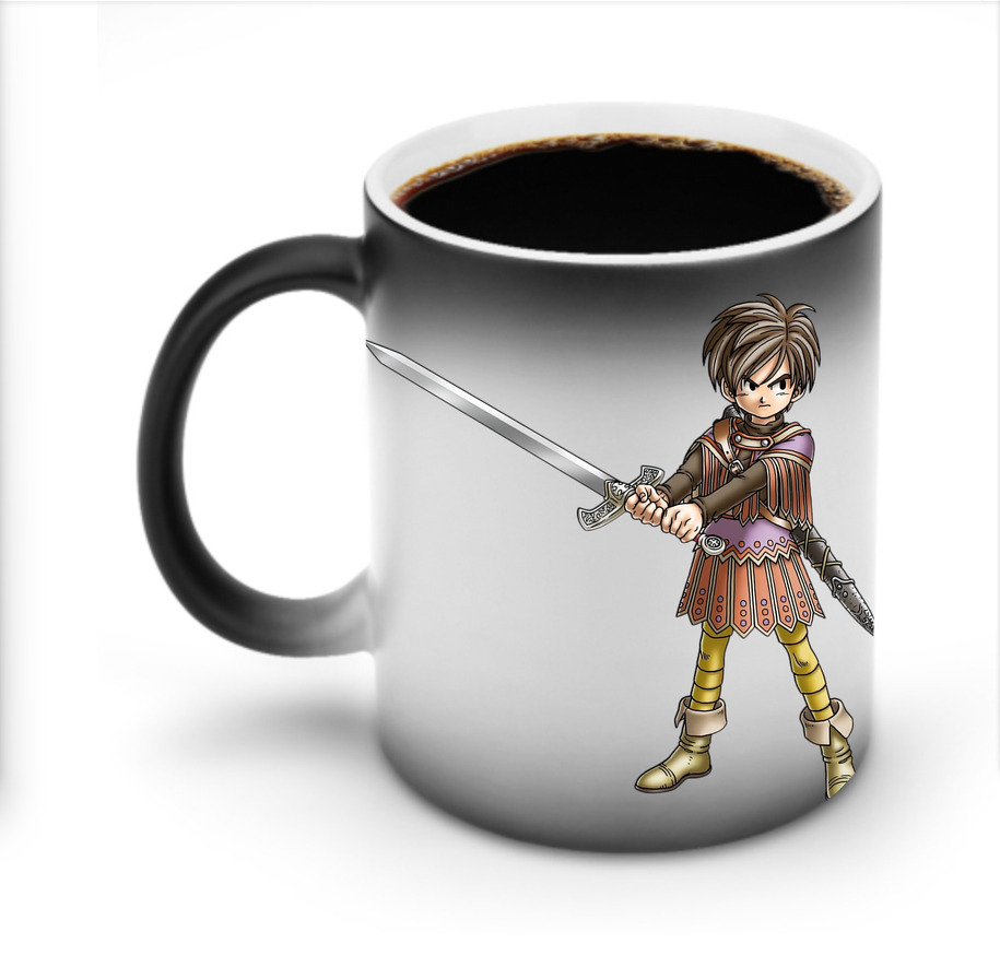 （画像用） ドラゴンクエスト Doragon Kuesuto Dragon Quest 温度変色マグカップ