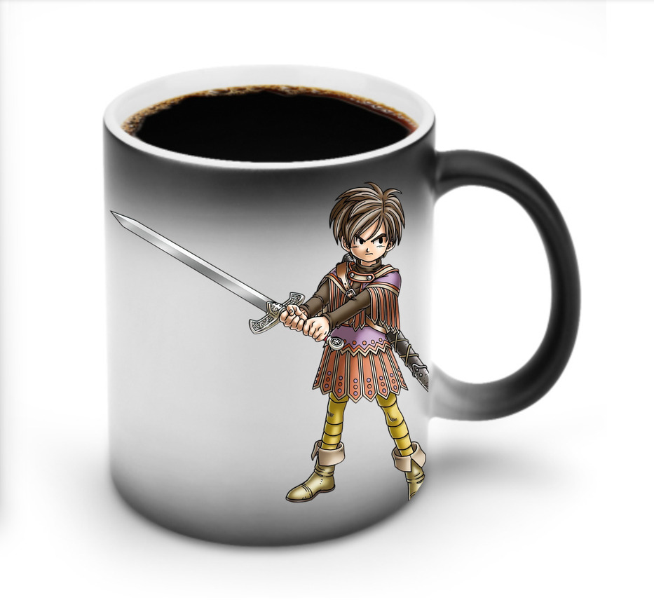 （画像用） ドラゴンクエスト Doragon Kuesuto Dragon Quest 温度変色マグカップ