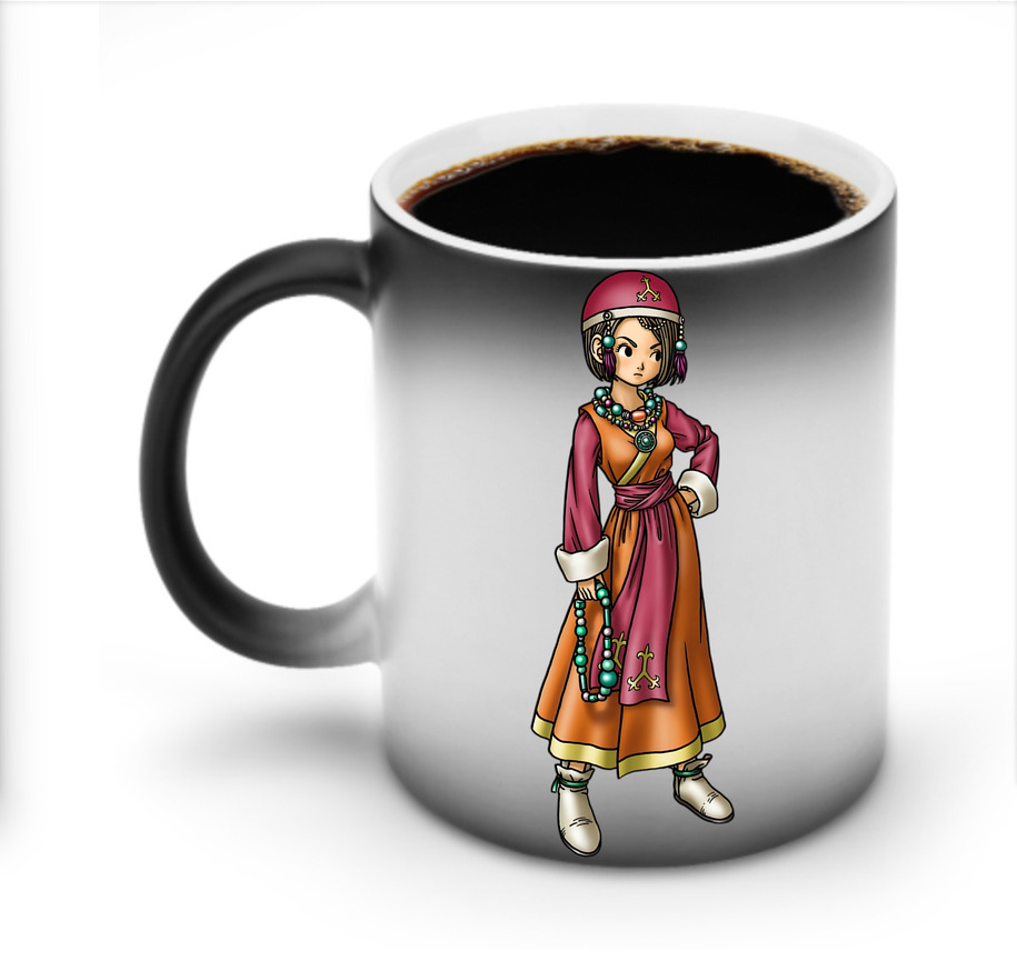 （画像用） ドラゴンクエスト Doragon Kuesuto Dragon Quest 温度変色マグカップ