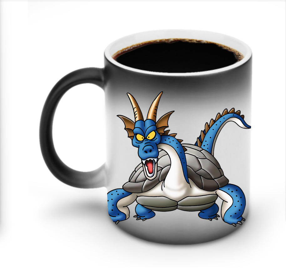（画像用） ドラゴンクエスト Doragon Kuesuto Dragon Quest 温度変色マグカップ