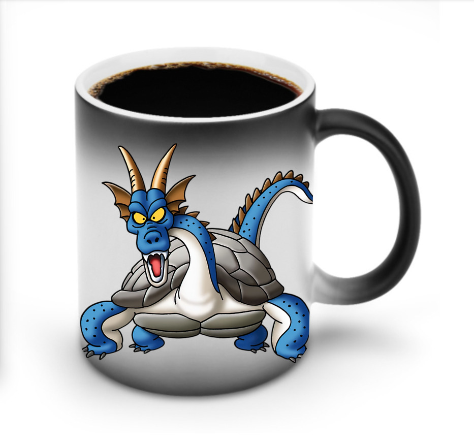 （画像用） ドラゴンクエスト Doragon Kuesuto Dragon Quest 温度変色マグカップ