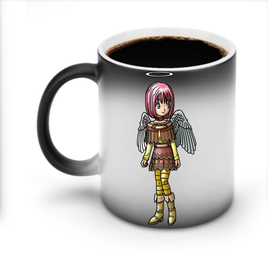 （画像用） ドラゴンクエスト Doragon Kuesuto Dragon Quest 温度変色マグカップ