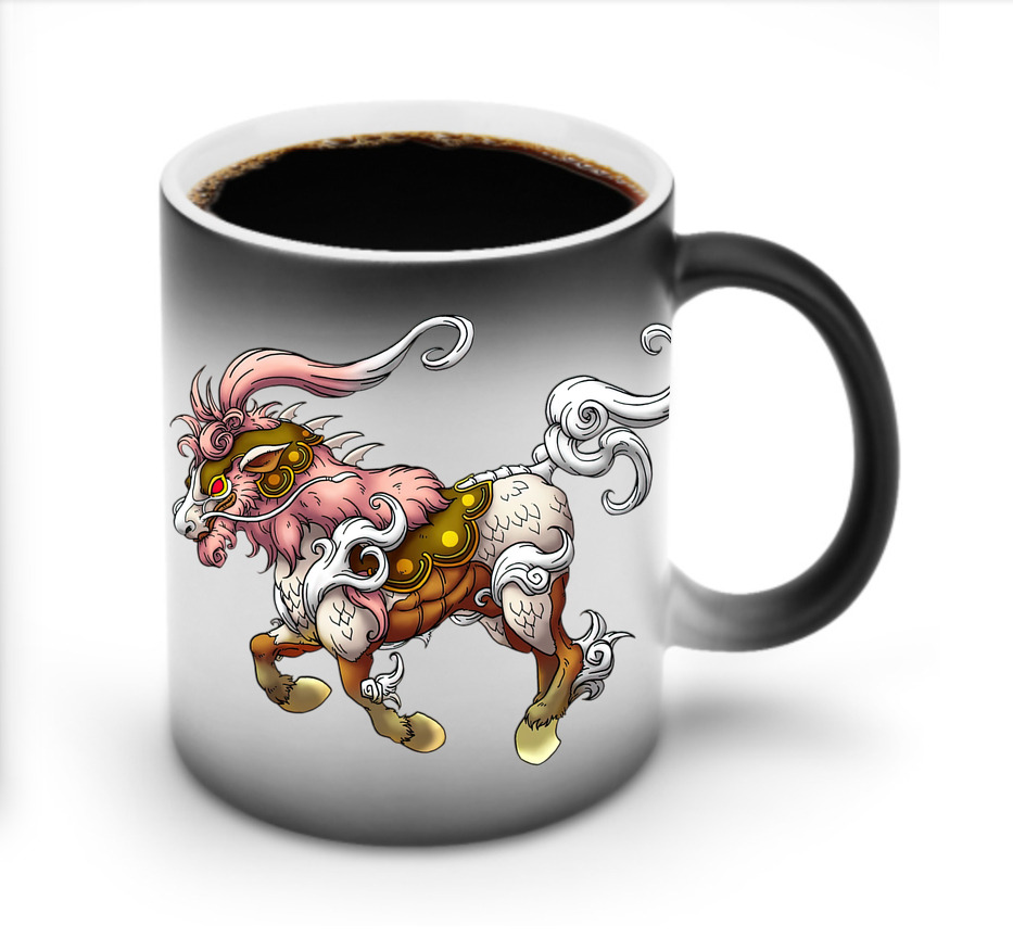 （画像用） ドラゴンクエスト Doragon Kuesuto Dragon Quest 温度変色マグカップ