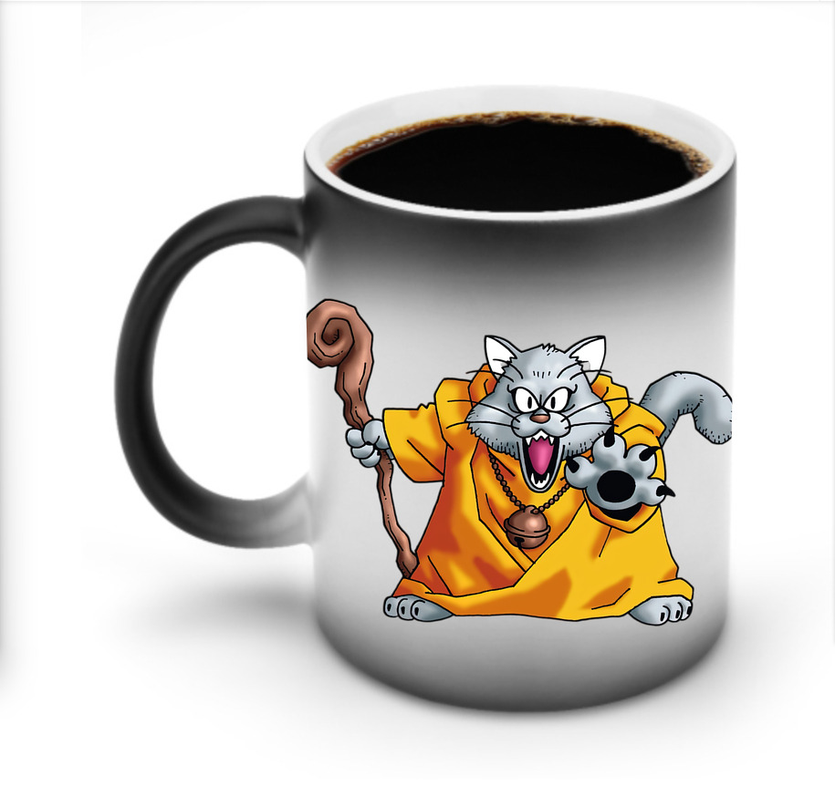 （画像用） ドラゴンクエスト Doragon Kuesuto Dragon Quest 温度変色マグカップ