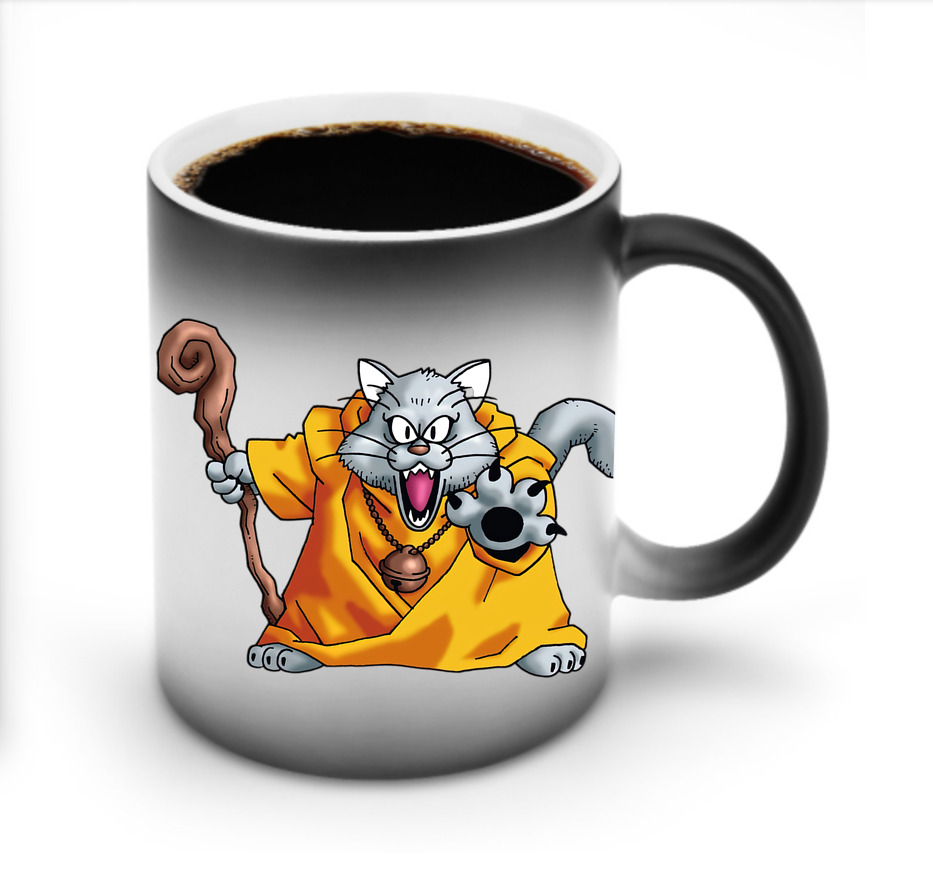 （画像用） ドラゴンクエスト Doragon Kuesuto Dragon Quest 温度変色マグカップ