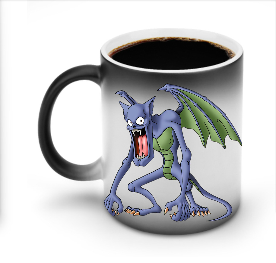 （画像用） ドラゴンクエスト Doragon Kuesuto Dragon Quest 温度変色マグカップ